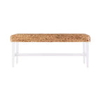 Panca da tavolino Standerson White Woven - Bianco - SEI