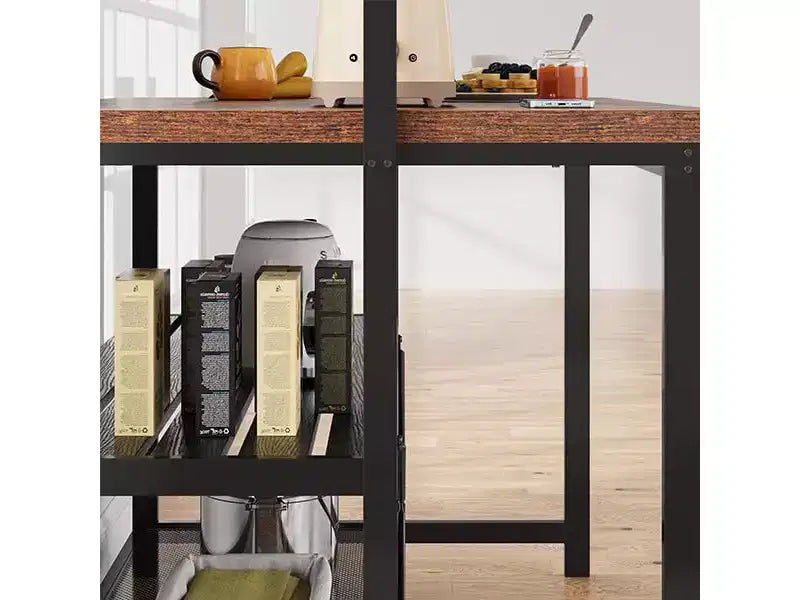 Grande Isola da Cucina, Tavolo da Isola per Cucina - Versatile, Resistente, Salvaspazio