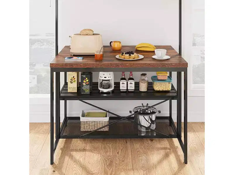 Grande Isola da Cucina, Tavolo da Isola per Cucina - Versatile, Resistente, Salvaspazio