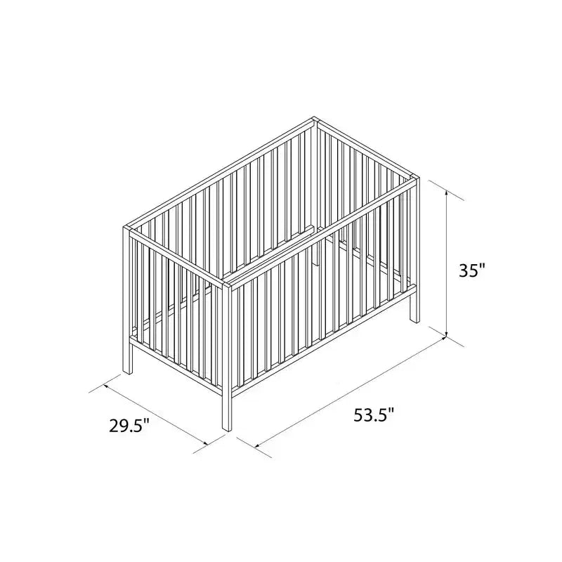 Culla trasformabile 3-in-1 Baby Relax Ema
