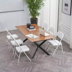 Karl Home | Sedia Pieghevole Imbottita e Impilabile, Set da 6 (Confezione da 6)