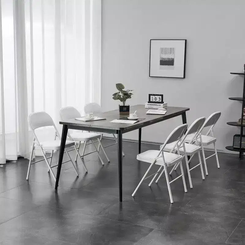 Karl Home | Sedia Pieghevole Imbottita e Impilabile, Set da 6 (Confezione da 6)