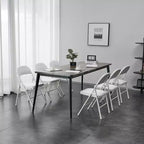 Karl Home | Sedia Pieghevole Imbottita e Impilabile, Set da 6 (Confezione da 6)
