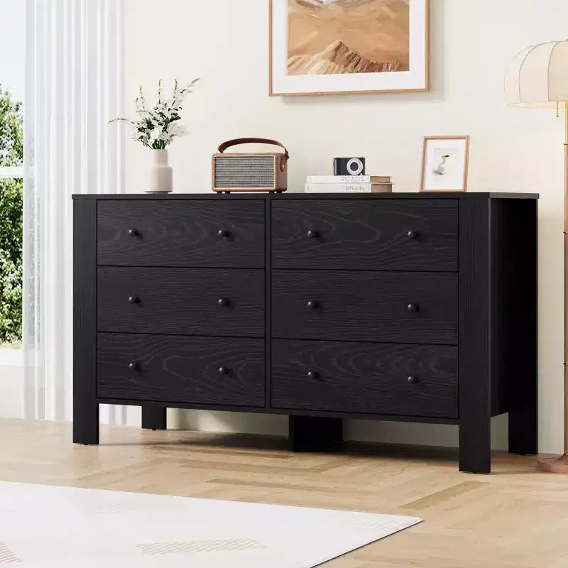 Cassettiera Alta Moderna, Comò Contenitore con Cassetti per Camera da Letto, Organizzatore in Legno con Cassetti per Ingresso Corridoio