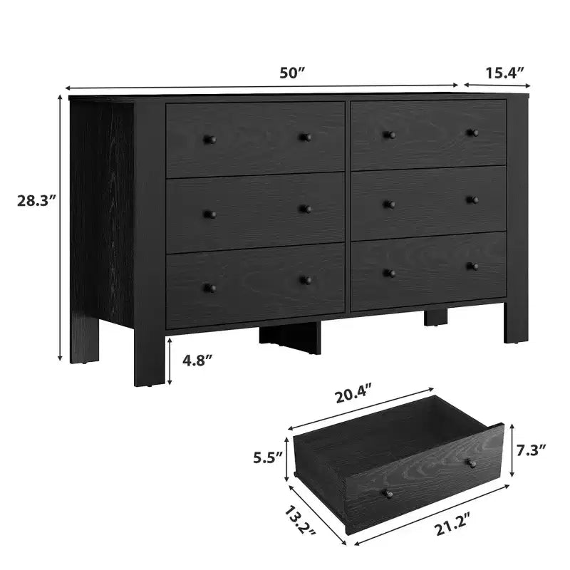 Cassettiera Alta Moderna, Comò Contenitore con Cassetti per Camera da Letto, Organizzatore in Legno con Cassetti per Ingresso Corridoio
