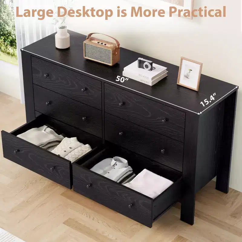 Cassettiera Alta Moderna, Comò Contenitore con Cassetti per Camera da Letto, Organizzatore in Legno con Cassetti per Ingresso Corridoio
