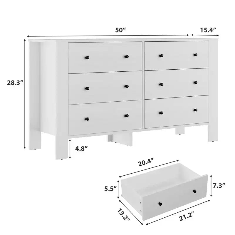 Cassettiera Alta Moderna, Comò Contenitore con Cassetti per Camera da Letto, Organizzatore in Legno con Cassetti per Ingresso Corridoio