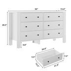Cassettiera Alta Moderna, Comò Contenitore con Cassetti per Camera da Letto, Organizzatore in Legno con Cassetti per Ingresso Corridoio