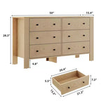 Cassettiera Alta Moderna, Comò Contenitore con Cassetti per Camera da Letto, Organizzatore in Legno con Cassetti per Ingresso Corridoio