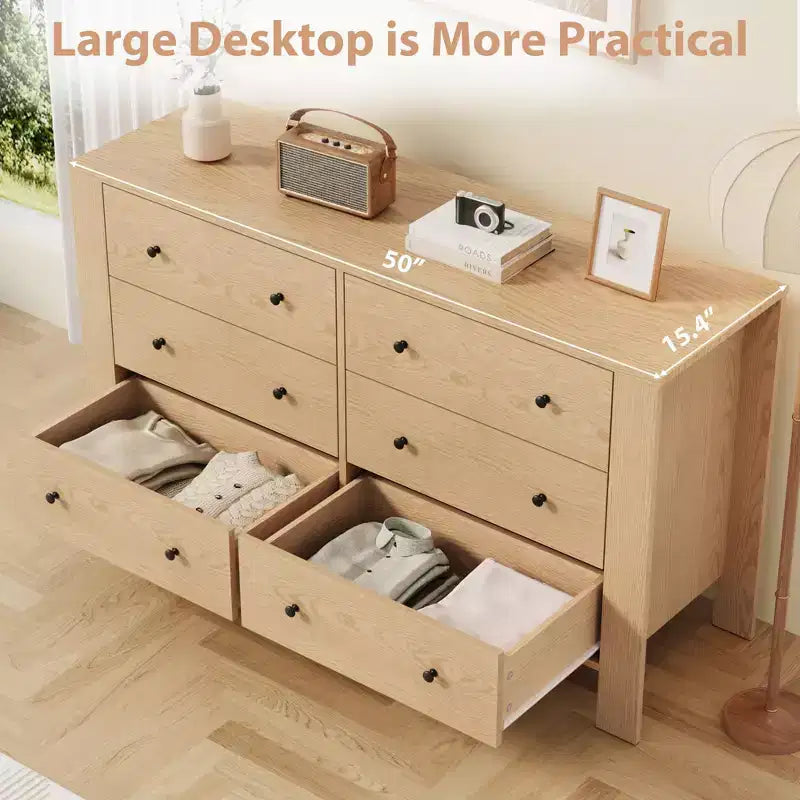 Cassettiera Alta Moderna, Comò Contenitore con Cassetti per Camera da Letto, Organizzatore in Legno con Cassetti per Ingresso Corridoio