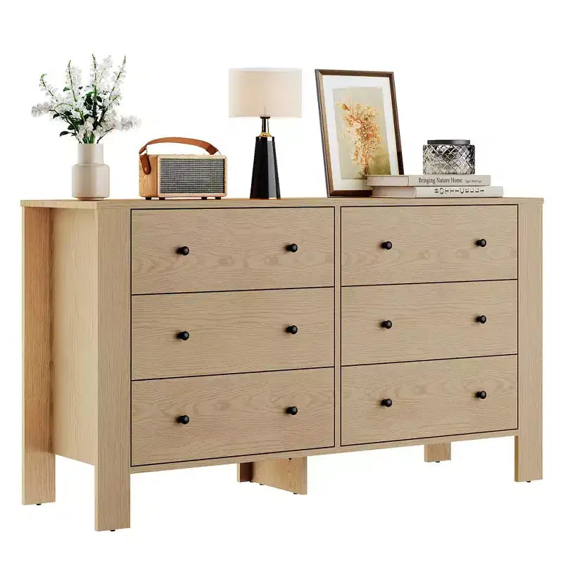 Cassettiera Alta Moderna, Comò Contenitore con Cassetti per Camera da Letto, Organizzatore in Legno con Cassetti per Ingresso Corridoio