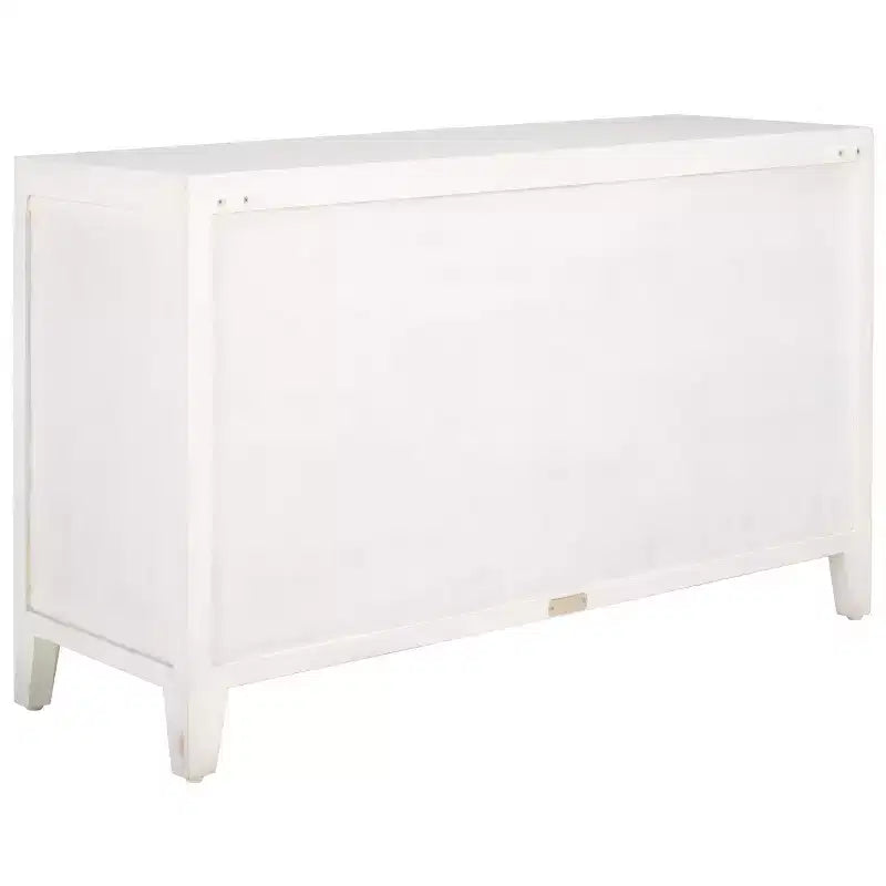 Mobile TV Raelie a 2 ripiani e 2 ante - MED5301 - Bianco Lavato - Safavieh