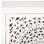 Mobile TV Raelie a 2 ripiani e 2 ante - MED5301 - Bianco Lavato - Safavieh