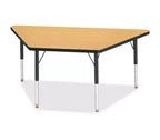 Jonti-Craft Berries Elementary Height Classic Trapezoid Table 30 x 60 in Black