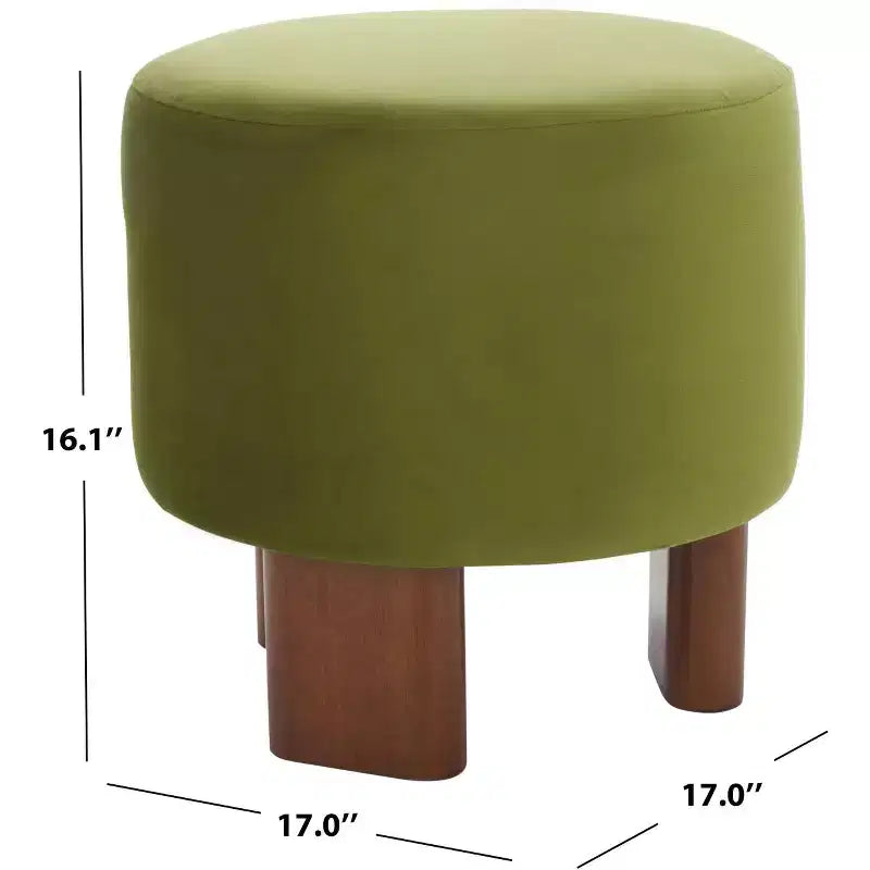Pouf Mista Ottomano Con Gambe In Legno - OTT1310 - Safavieh