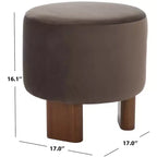 Pouf Mista Ottomano Con Gambe In Legno - OTT1310 - Safavieh