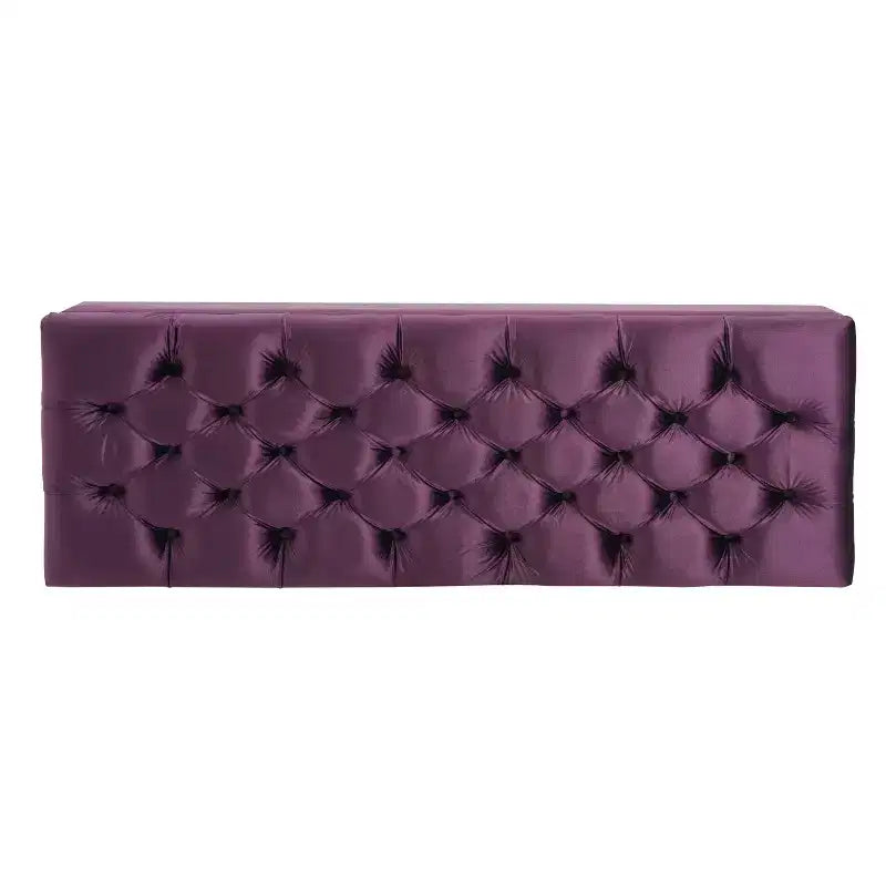 Panca Contenitore Moderna TUYOHW con Panca Imbottita per i Piedi del Letto, Sgabello da Comodino per Camera da Letto con Bottoni Trapuntati, Panca da Ingresso per Soggiorno, Ingresso