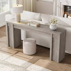 Consolle Extra-Lunga da 70" con Tavolo da Divano in Legno per Dietro il Divano, Ingresso, Foyer e Corridoio