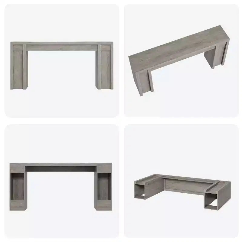 Consolle Extra-Lunga da 70" con Tavolo da Divano in Legno per Dietro il Divano, Ingresso, Foyer e Corridoio