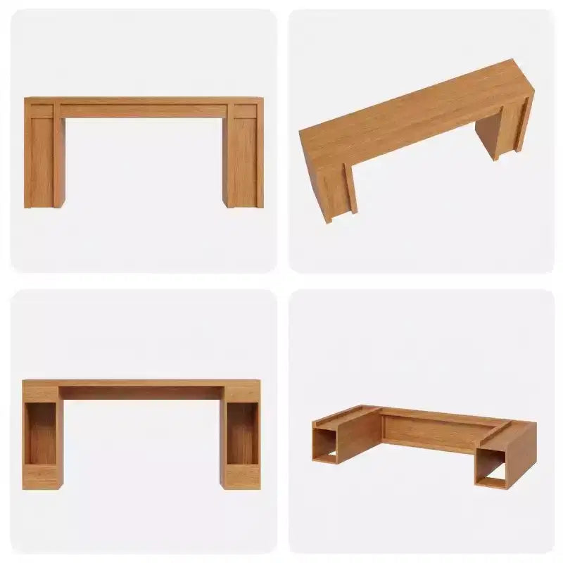 Consolle Extra-Lunga da 70" con Tavolo da Divano in Legno per Dietro il Divano, Ingresso, Foyer e Corridoio