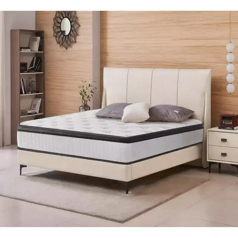 Materasso ibrido Twin XL da 12 pollici, Memory Foam e molle insacchettate individuali, fodera traspirante e fresca, certificazione CertiPUR-US