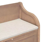 TUYOHW Panca Contenitore Pouf Contenitore con Vano Portaoggetti Panchina Imbottita con Cuscino Rimovibile Panca Porta Scarpe per Soggiorno, Camera da Letro, Ingresso
