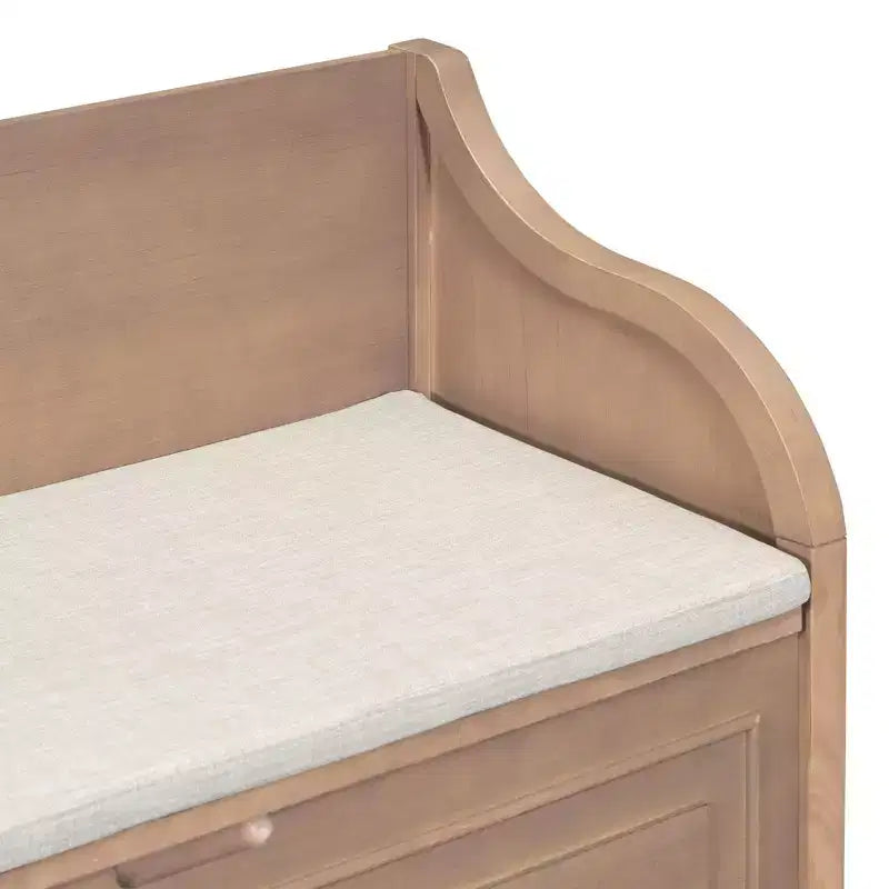 TUYOHW Panca Contenitore Pouf Contenitore con Vano Portaoggetti Panchina Imbottita con Cuscino Rimovibile Panca Porta Scarpe per Soggiorno, Camera da Letro, Ingresso