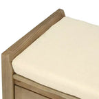 Panca contenitore moderna TUYOHW 39 con panca da ingresso imbottita con cassetti e ripiano inferiore Panca porta scarpe Sgabello versatile per soggiorno