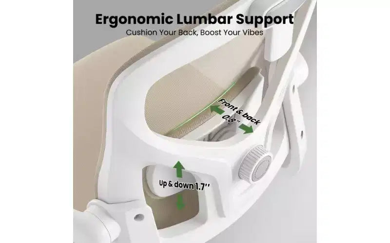 Sedia da ufficio ergonomica in rete TUYOHW, sedia da scrivania per ufficio domestico con supporto lombare e poggiatesta regolabili, sedia da computer con schienale alto e braccioli ribaltabili