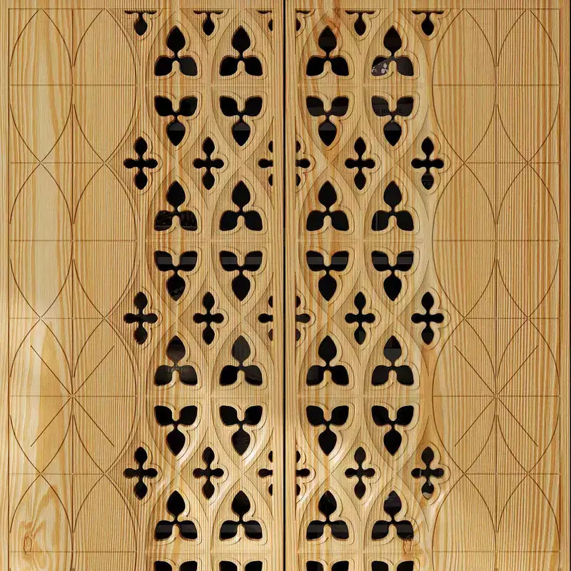 Famapy Vetrina Intagliata con Motivo Intricato Scaffali da Esposizione Scaffale da Collezione 2 Cassetti + 6 Ripiani da Esposizione Mobiletto per Arredamento Soggiorno