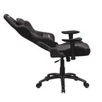 Sedia da gaming ergonomica regolabile TUYOHW, sedia da ufficio girevole a 360° con cuscino per testa e lombare, sedia reclinabile 90-150 per ufficio e casa, max 136 kg, nera