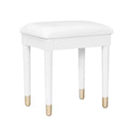 Whisen Elegante Tavolino da Trucco e Sedia, Moderna Toilette con Organizer, Scrivania
