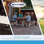 Suncast Confezione da 4 Mensole Verticali per Capanno, Salvaspazio, Montaggio a Parete, Contenitore Esterno, Nero