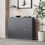 TUYOHW Scarpiera Slim Nascosta Stretta a 4 Cassetti, Scarpiera Multiuso, Organizzatore di Scarpe Versatile per Ingresso, Foyer, Corridoio, Camera da Letto