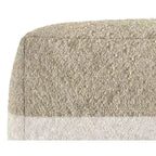 Pouf Alice Boho largo 45,7 cm in tessuto acrilico, già montato