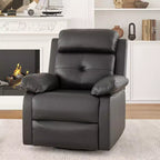 TUYOHW Small Swivel Rocker Recliner Chair,Upholstered Recliner for Adults with Adjustable Backrest,Armchair for Living Room,Bedroom,Apartment