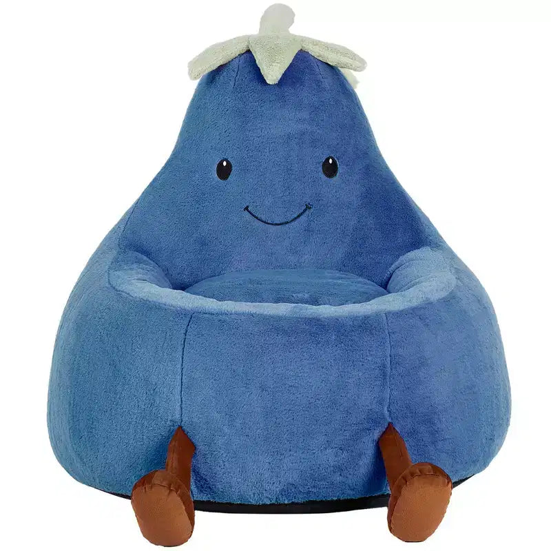 Divano a Sacco Zeus & Ruta per Bambini con Imbottitura in Schiuma ad Alta Densità, Forma Ergonomica per Leggere e Giocare