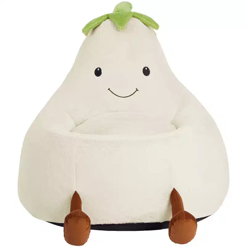 Divano a Sacco Zeus & Ruta per Bambini con Imbottitura in Schiuma ad Alta Densità, Forma Ergonomica per Leggere e Giocare