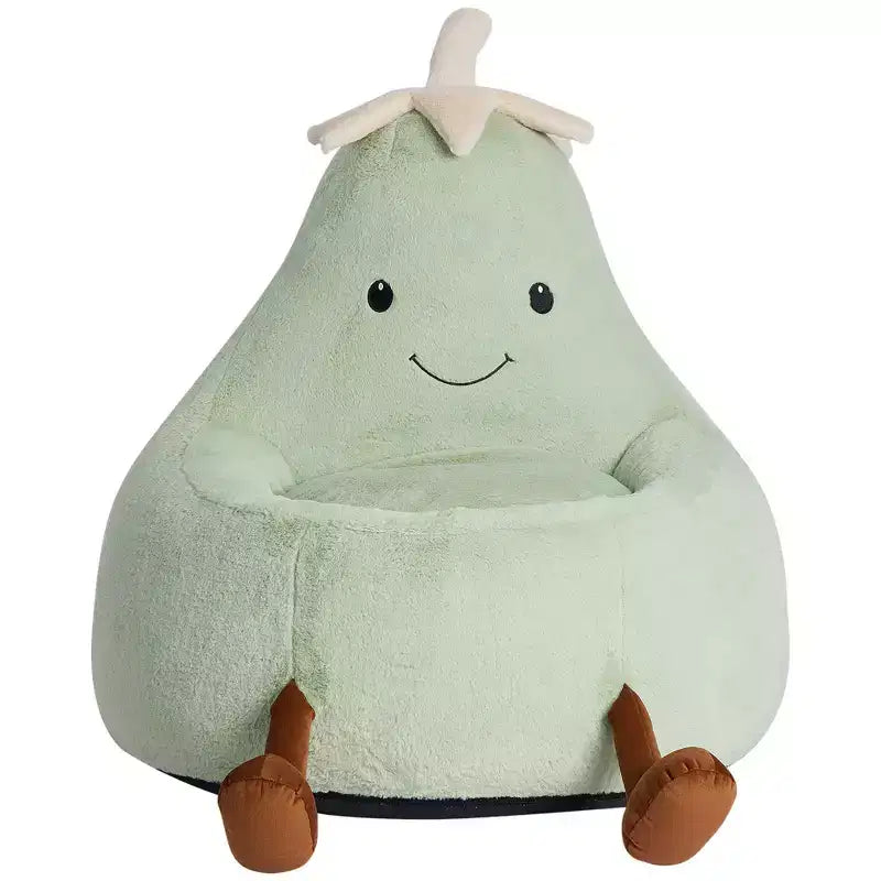 Divano a Sacco Zeus & Ruta per Bambini con Imbottitura in Schiuma ad Alta Densità, Forma Ergonomica per Leggere e Giocare