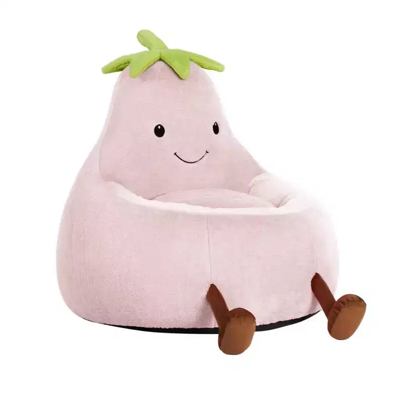 Divano a Sacco Zeus & Ruta per Bambini con Imbottitura in Schiuma ad Alta Densità, Forma Ergonomica per Leggere e Giocare