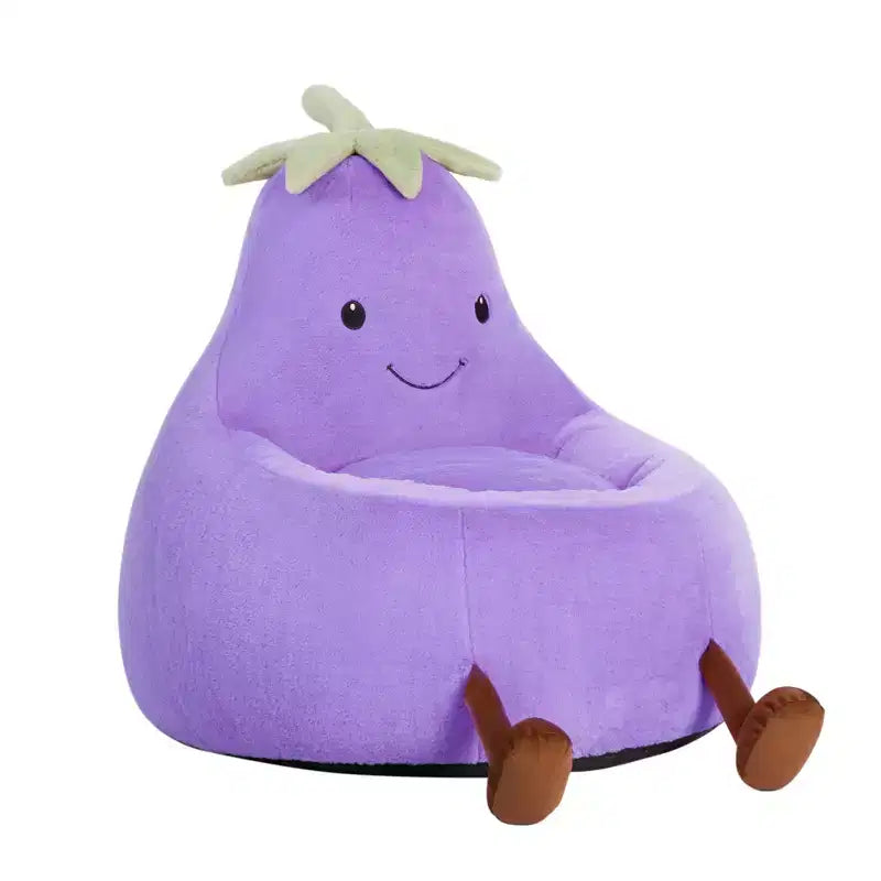 Divano a Sacco Zeus & Ruta per Bambini con Imbottitura in Schiuma ad Alta Densità, Forma Ergonomica per Leggere e Giocare