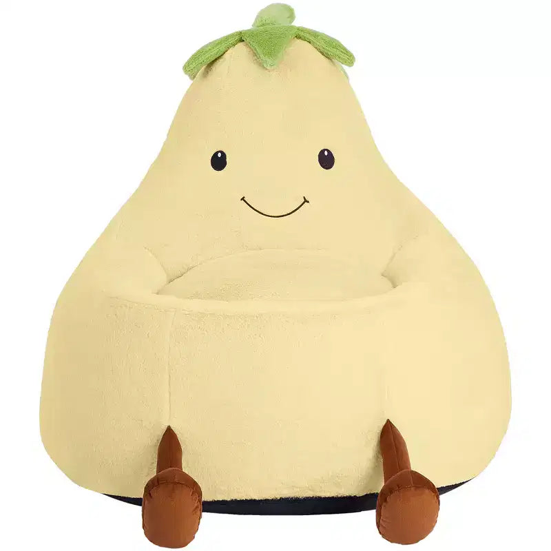 Divano a Sacco Zeus & Ruta per Bambini con Imbottitura in Schiuma ad Alta Densità, Forma Ergonomica per Leggere e Giocare