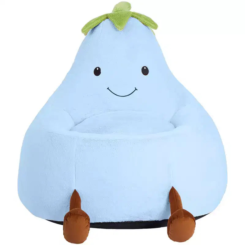 Divano a Sacco Zeus & Ruta per Bambini con Imbottitura in Schiuma ad Alta Densità, Forma Ergonomica per Leggere e Giocare