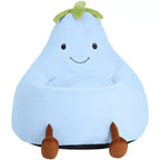 Divano a Sacco Zeus & Ruta per Bambini con Imbottitura in Schiuma ad Alta Densità, Forma Ergonomica per Leggere e Giocare