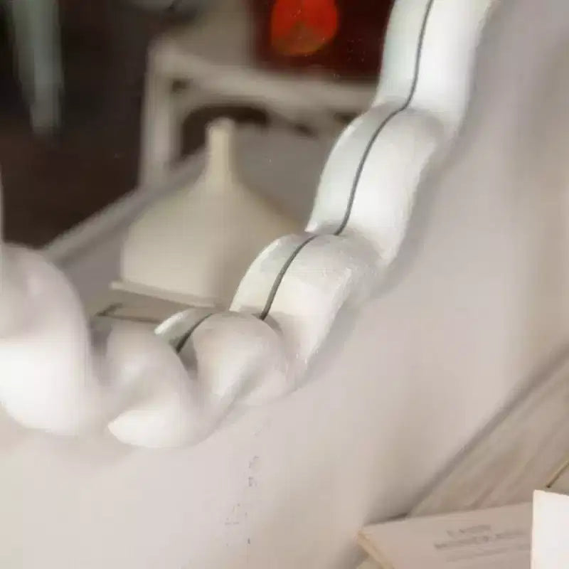 Specchio decorativo rotondo moderno da parete da 71 cm con cornice ondulata opaca, specchio d'accento da parete per soggiorno o bagno - Panipeachy