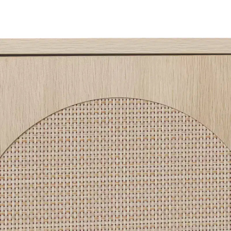 JVNOXK Mobile ad angolo in rattan naturale da 15 pollici con ripiani regolabili Mobile ad angolo indipendente per soggiorni, finitura naturale