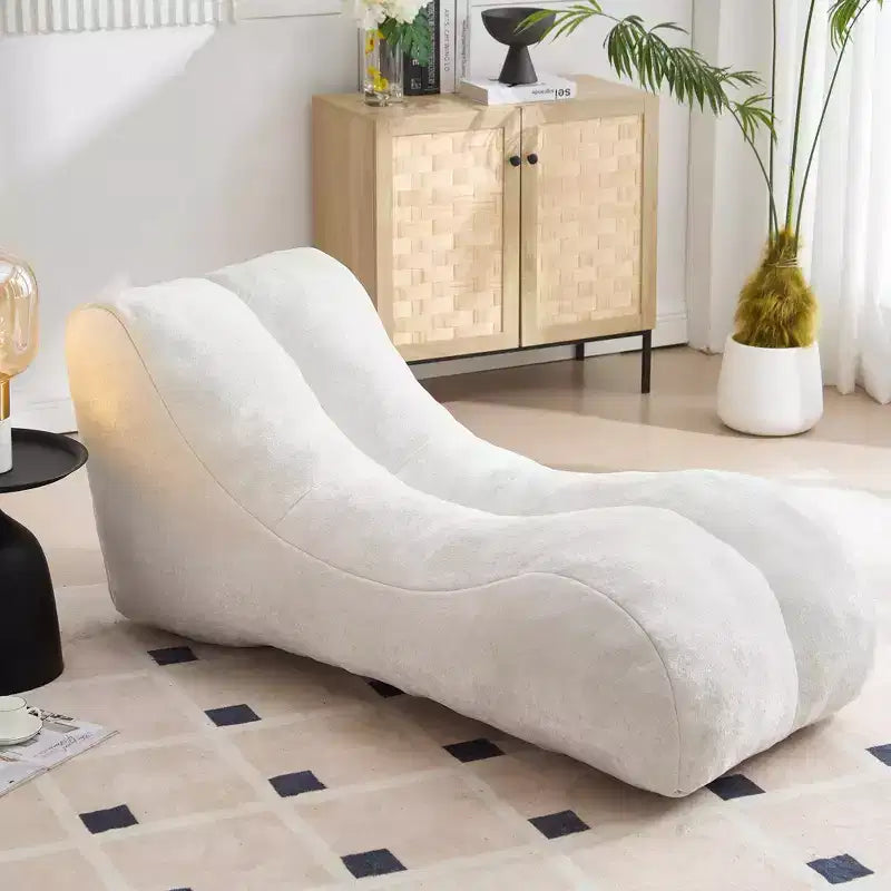 Sedia a sacco divano creativa per adulti riempita con spugna di alta qualità, piena ed elastica, che si adatta alle curve del corpo umano