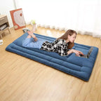 Materasso Pieghevole da Pavimento, Tappetino per Dormire Arrotolabile in Schiuma in Stile Giapponese, Letto Tatami da Pavimento Salvaspazio per Soggiorno o Camera da Letto