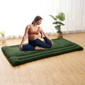 Foldable Floor Mattress, Japanese-Style Roll-Up Foam Sleeping Mat, Space-Saving Tatami Floor Bed for Living Room or Bedroom