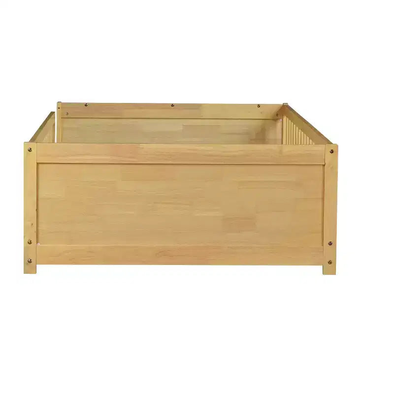 Bellemave Letto a Piattaforma Matrimoniale con Scaffale Integrato, Spondine e Robusta Struttura in Legno, Design Salvaspazio per la Camera dei Bambini